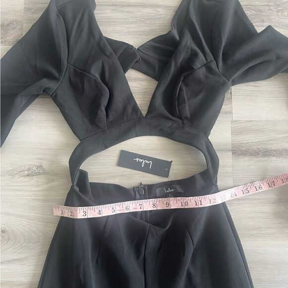 Lulu's Black Cutout Jumpsuit - Picture 7 of 8